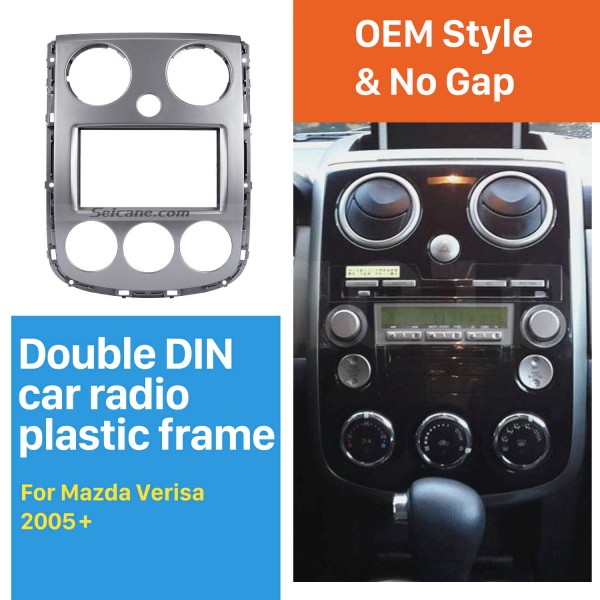 Überlegene 2Din 2005+ Mazda Verisa Autoradio Fascia Dash DVD-Player Installation Rahmen Panel kit Dash Mount Adapter