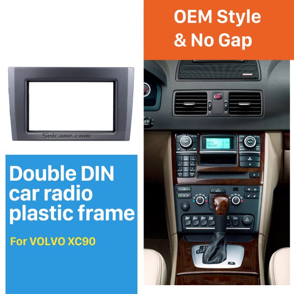 Große Doppeldin Auto Radio Fascia für Volvo XC90 DVD