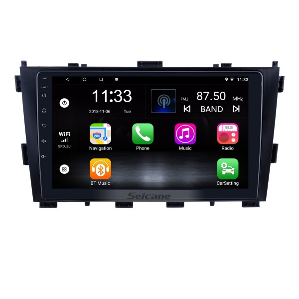 Für 2014 Baic Huansu Radio 9 Zoll Android 13.0 HD Touchscreen GPS-Navigationssystem mit Bluetooth-Unterstützung Carplay DAB +