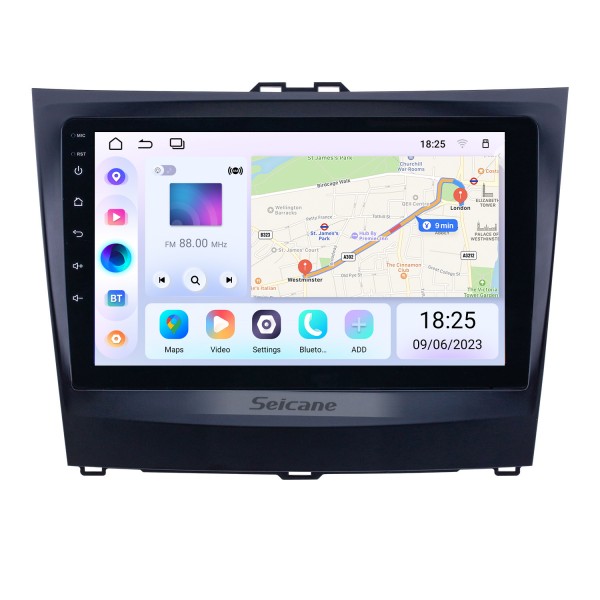 Android 14.0 9-Zoll-HD-Touchscreen-GPS-Navigationsradio für 2014-2015 BYD L3 mit Bluetooth WIFI AUX-Unterstützung Carplay DVR OBD2