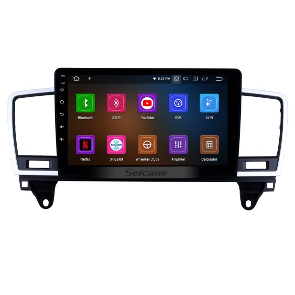 Android 13.0 für 2014 2015 Mercedes Benz ML Radio 9 Zoll GPS-Navigationssystem Bluetooth HD Touchscreen USB Carplay-Unterstützung DVR SWC