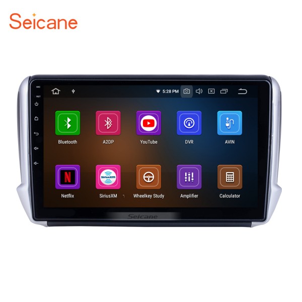Für 2014 Peugeot 2008 Radio Android 13.0 HD Touchscreen 10,1 Zoll mit AUX Bluetooth GPS Navigationssystem Carplay Unterstützung 1080P Video