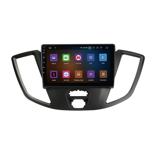 Carplay 9 Zoll Android 13.0 für 2015 2016 2017-2022 FORD TRANSIT GPS Navigation Android Autoradio mit Bluetooth HD Touchscreen Unterstützung TPMS DVR DAB+