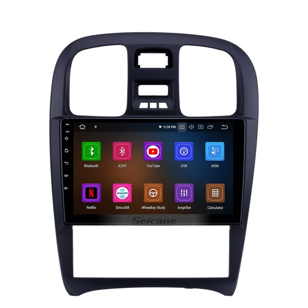 OEM 8 Zoll Android 13.0 Radio für 2003-2009 Hyundai Sonata Bluetooth HD Touchscreen GPS Navigation Carplay Unterstützung Rückfahrkamera