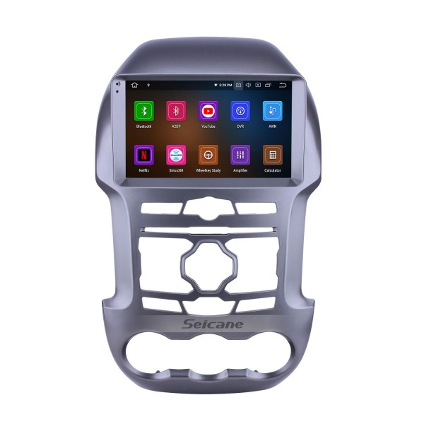 HD-Touchscreen für 2011-2016 Ford Ranger Radio Android 13.0 9 Zoll GPS-Navigation Bluetooth WIFI Carplay-Unterstützung Rückfahrkamera
