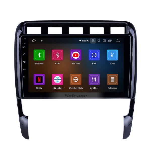 9 Zoll für Porsche Cayenne 2003-2011 Radio Android 13.0 GPS Navigationssystem mit HD Touchscreen Bluetooth Carplay Unterstützung Rückfahrkamera