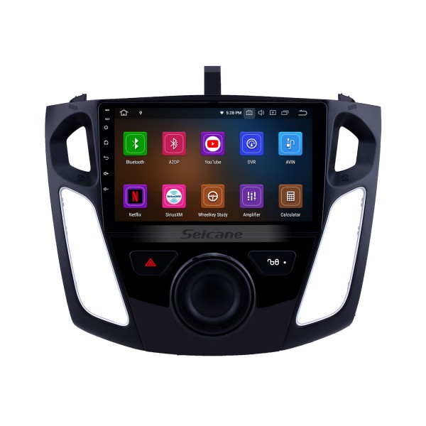9-Zoll-2012-2015 Ford Focus 1024x600 Touch Screen GPS-Navigationssystem Android 5.0.1 mit Touch Screen Bluetooth Musik-USB OBD2 AUX RDS-Unterstützungskamera -Digital-TV-DVR Lenkrad-Steuerung