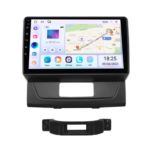 Für 2022 Suzuki Alto K10 Radio Android 13.0 HD Touchscreen 9 Zoll GPS-Navigationssystem mit Bluetooth-Unterstützung Carplay DVR
