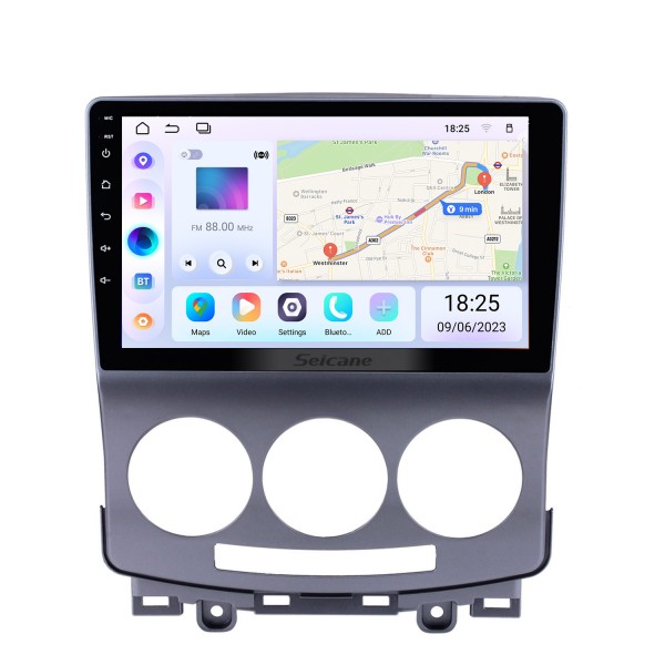2005-2010 Old Mazda 5 Android 13.0 GPS Navigationsradio 9 Zoll HD Touchscreen mit Bluetooth USB WIFI Unterstützung Carplay OBD2 DAB+ Mirror Link