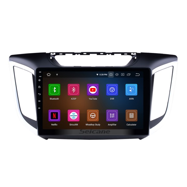 Android 5.0.1 1024 * 600 Touchscreen-Radio für 2014 2015 HYUNDAI IX25 Creta mit Bluetooth-GPS-Navigation 4G WIFI Lenkrad-Steuerung OBD2 Spiegel Verbindung