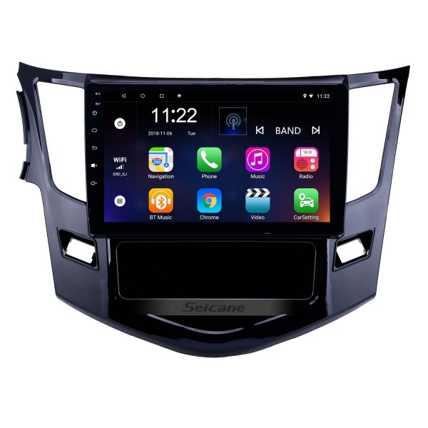 HD Touchscreen 9 Zoll Android 14.0 GPS Navigationsradio für 2012-2016 BYD Surui F5 mit Bluetooth AUX WIFI Unterstützung Carplay TPMS DAB+