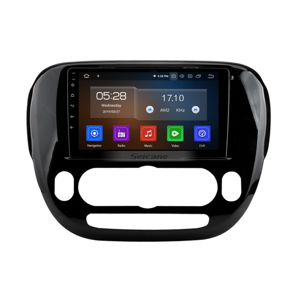 Blutooth Autoradio mit Carplay GPS-Navigation Für 2014 Kia Soul Android 13.0 Touchscreen WIFI-Unterstützung Bild in Bild Rückfahrkamera