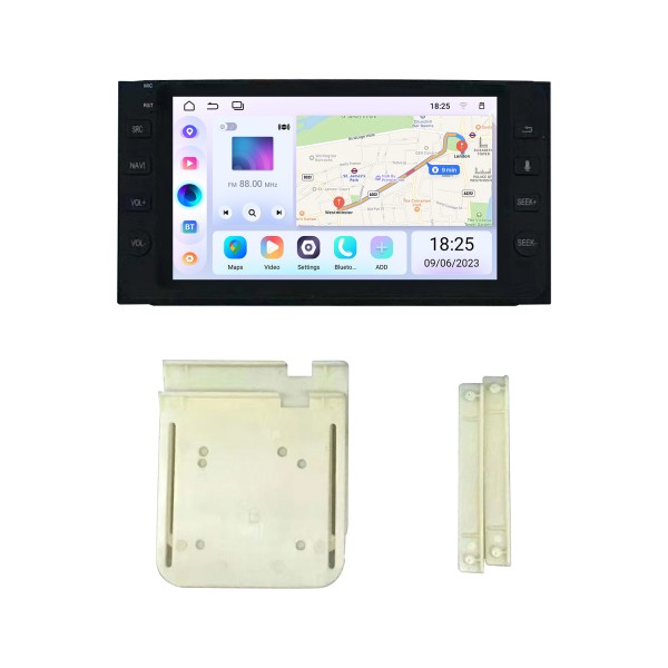 Für TOYOTA COROLLAO Radio Carplay Android 14.0 HD Touchscreen 7 Zoll GPS-Navigationssystem mit Bluetooth 