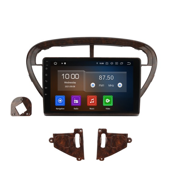 Carplay 9 Zoll Android 13.0 für 2004 PEUGEOT 607 GPS-Navigationsradio mit Bluetooth HD-Touchscreen unterstützt TPMS DVR DAB+
