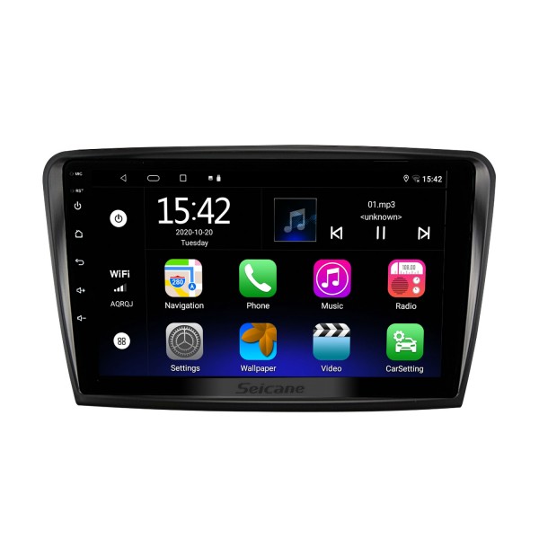 10,1 Zoll Android 10.0 für 2009-2013 SKODA SUPERB GPS-Navigationsradio mit Bluetooth HD Touchscreen WIFI-Unterstützung TPMS DVR Carplay Rückfahrkamera DAB+