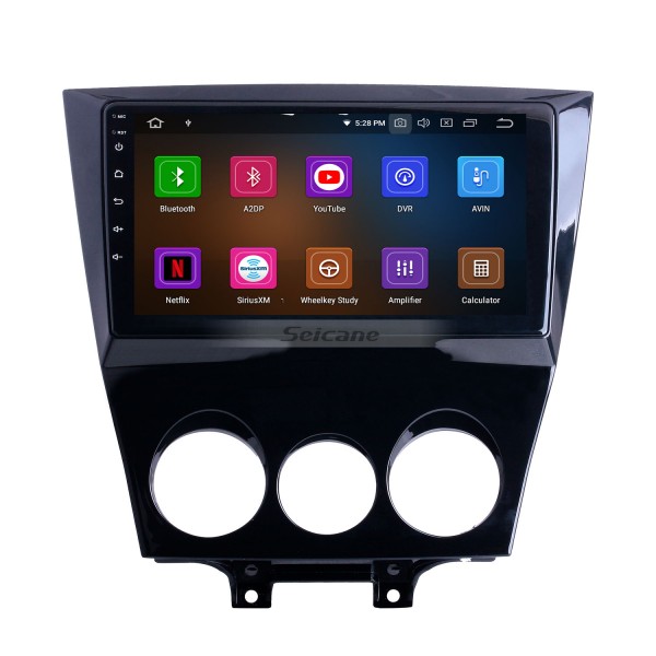 9 Zoll Für 2011 Mazda RX8 Radio Android 13.0 GPS-Navigationssystem mit Bluetooth HD Touchscreen Carplay-Unterstützung Digital TV
