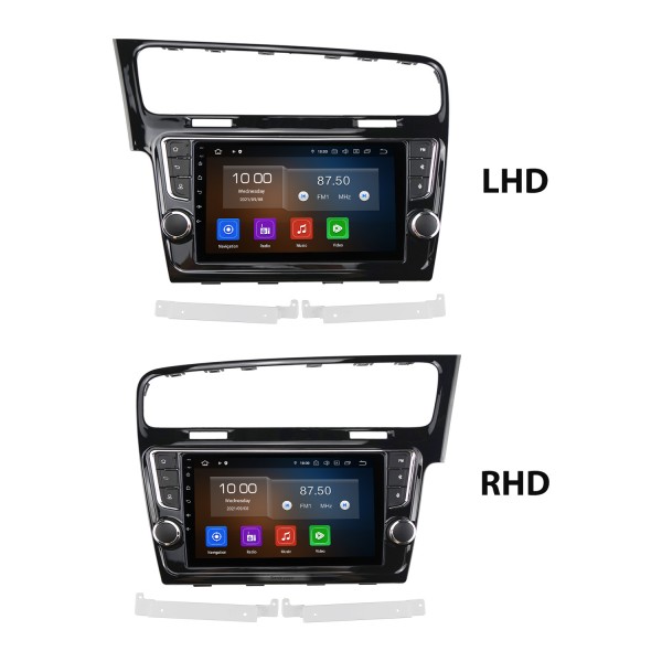 Carplay 9 Zoll Android 13.0 Radio für 2017 VOLKSWAGEN GOLF 7 GPS-Navigation Android Auto-Unterstützung DAB+ OBDII WiFi-Lenkradsteuerung