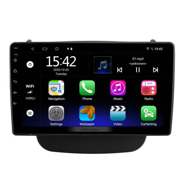 9-Zoll-HD-Touchscreen für 2007–2015 Rover MG5, GPS-Navi, Autoradio, Autoradio, unterstützt Rückfahrkamera
