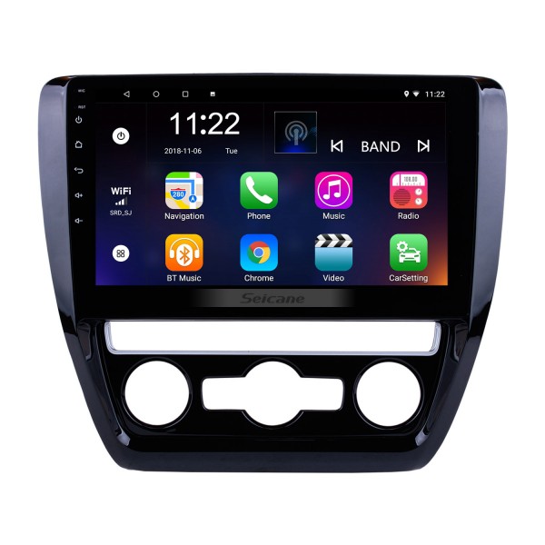 10,2 Zoll 2015 VW Volkswagen SAGITAR Radio GPS-Navigationssystem Android 5.0.1 mit 1024 * 600 Touchscreen Bluetooth Musik-OBD2 DVR TV 4G WIFI Lenkrad-Steuerung USB-Quad-Core-Spiegel-Link-Unterstützungskamera