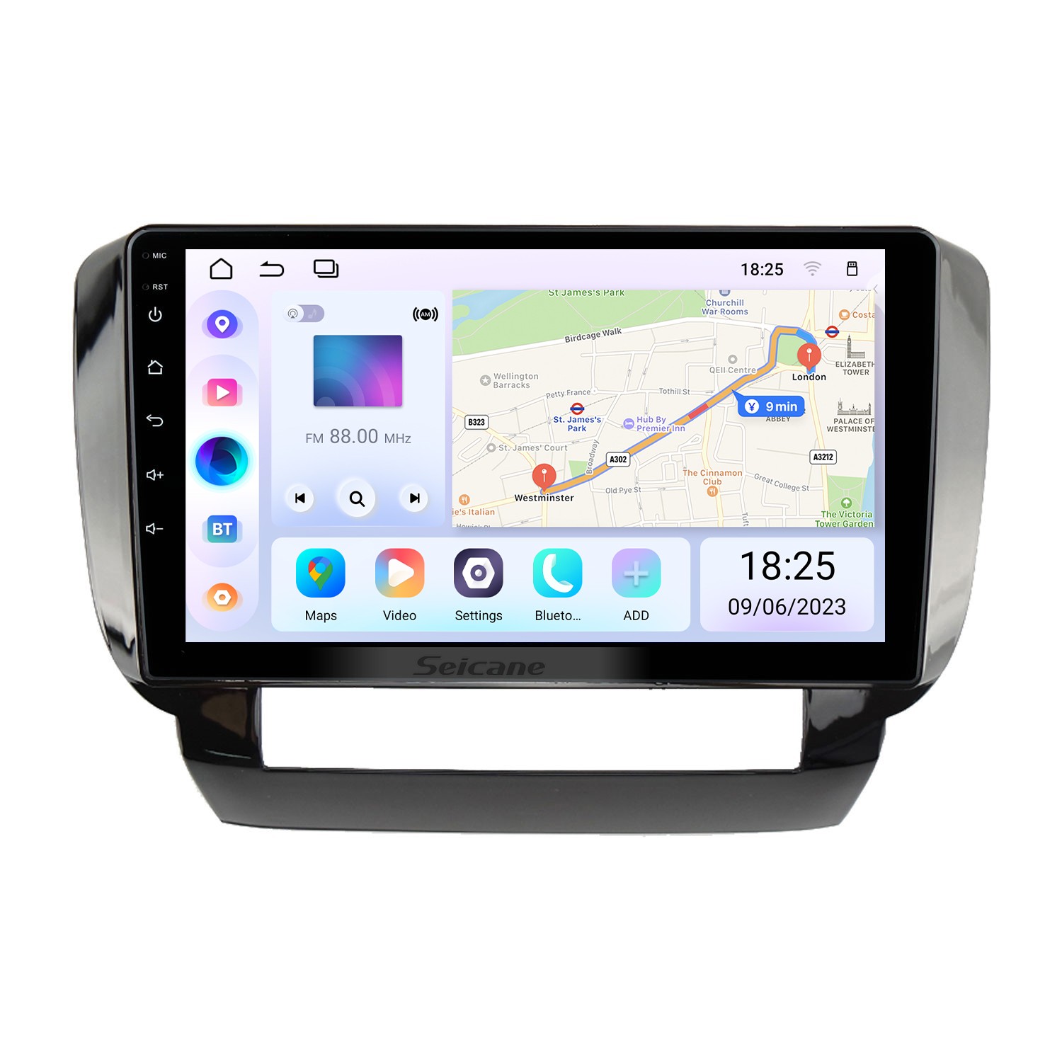 Für 2010-2017 BAIC BJ40 Radio Android HD Touchscreen  9-Zoll-GPS-Navigationssystem mit Bluetooth-Unterstützung Carplay DVR