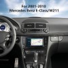 Carplay-Radio 7 Zoll Android 14.0 Touchscreen GPS-Navigation für 2001 2002 2003-2010 Mercedes Benz E W211 mit Bluetooth WIFI-Unterstützung SWC TPMS