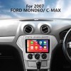Carplay Android 13.0 9 Zoll HD Touchscreen GPS-Navigationsradio für 2007 2008 2009–2011 FORD MONDEO C-MAX Kuga mit Bluetooth-Unterstützung Rückfahrkamera