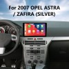 In Armaturenbrett Radio GPS Navigation Stereo Upgrade für OPEL ASTRA ZAFIRA SILVER 2007 Android 13.0 Bluetooth WIFI USB RDS Audiosystem Unterstützt OBD2 1080P DVR Auto A/V