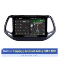 Android 10.0 GPS-Navigation für 2017 Jeep Compass 10,1-Zoll-HD-Touchscreen-Multimedia-Radio Bluetooth MP5-Musik WIFI USB-Unterstützung 4G Carplay SWC OBD2 Rearview