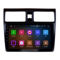 Nachrüst Radio 10.1 Zoll Android 13.0 GPS-Navigationssystem für 2005-2010 SUZUKI SWIFT Spiegel-Verbindung Bluetooth Wlan Audio Unterstützung Rückfahrkamera 1080P Video DVR DAB + DVD Player