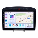 Aftermarket 9 Zoll Android 13.0 Autoradio für 2010–2016 PEUGEOT 408 mit GPS-Navigation Bluetooth Autoradio Head Unit Touchscreen Mirror Link OBD2 WiFi Video USB SD