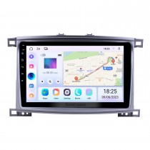 10,1 Zoll Android 13.0 GPS Navigationsradio für 2003-2008 Toyota Land Cruiser 100 Auto A/C mit HD Touchscreen Bluetooth USB Unterstützung Carplay TPMS
