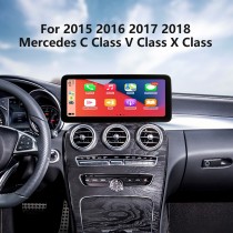 Android 11.0 Carplay NTG5.0 HD Touchscreen 12,3 Zoll für 2015 2016 2017 2018 Mercedes C-Klasse W205 C180 C200 C260 C300 V-Klasse W446 V260 X-Klasse X250 X350 GLC COUPE Radio Android Auto GPS-Navigationssystem mit Bluetooth