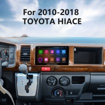 10,1 Zoll Android 13.0 für 2010-2018 TOYOTA HIACE GPS-Navigationsradio mit Bluetooth Carplay-Unterstützung TPMS DVR
