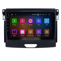 Alles in einem Android 13.0 9 Zoll 2015 Ford Ranger Radio mit GPS Navigation Touchscreen Carplay Bluetooth USB Unterstützung Mirror Link 1080P Video SWC