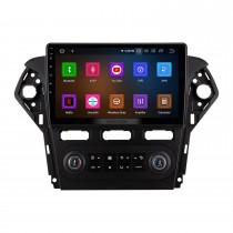 HD Touchscreen 10,1 Zoll Android 13.0 für 2011-2013 Ford Mondeo Win Auto A/C Radio GPS Navigationssystem Bluetooth Carplay Unterstützung Rückfahrkamera