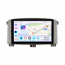 9 Zoll Android 14.0 für 2003 2004 2005 2006-2008 TOYOTA LAND CRUISER 100 MANUAL AC Stereo-GPS-Navigationssystem mit Bluetooth-Touchscreen-Unterstützung Rückfahrkamera