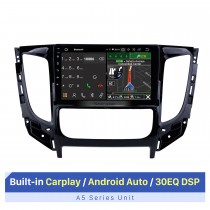 2015 Mitsubishi TRITON Auto A / C 9 Zoll Android 10.0 Radio GPS Navigation mit HD Touchscreen Bluetooth WIFI USB AUX RDS Lenkradsteuerung