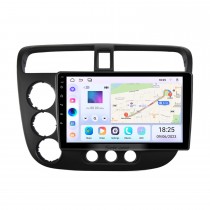 Für HONDA CIVIC MANUAL AC 2005 Radio Android 13.0 HD Touchscreen 9-Zoll-GPS-Navigationssystem mit WIFI Bluetooth Carplay-Unterstützung DVR