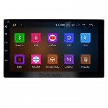7-Zoll-HD-Touchscreen Android 12.0 2 Din Universal-GPS-Navigationsradio mit Bluetooth WIFI USB Carplay-Unterstützung Lenkradsteuerung DVR