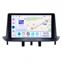Android 13.0 9 Zoll HD Touchscreen GPS Navigationsradio für 2008-2015 RENAULT MEGANE 3 / 2009-2022 FLUENCE mit Bluetooth WIFI Unterstützung Carplay SWC