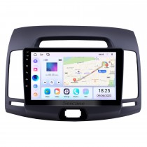 HD Touchscreen 9 Zoll Android 14.0 GPS Navigationsradio für 2007-2011 Hyundai Elantra mit Bluetooth USB WIFI Musikunterstützung Carplay SWC Rückfahrkamera