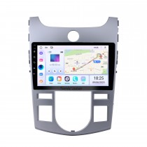 9 Zoll für 2008-2012 KIA FORTE CERATO AT Auto Klimaanlage Version Android 13.0 Radio GPS Navigationssystem 1080P Video Bluetooth Musik USB Rückfahrkamera 4G WIFI OBD2