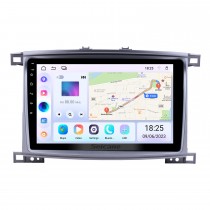 10,1 Zoll Android 14.0 GPS Navigationsradio für 2003-2008 Toyota Land Cruiser 100 Auto A/C mit HD Touchscreen Bluetooth USB Unterstützung Carplay TPMS