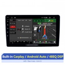 OEM 9 Zoll Android 10.0 Radio für 2001-2008 Peugeot 307 Bluetooth HD Touchscreen GPS Navigation AUX USB Unterstützung Carplay DVR OBD Rückfahrkamera