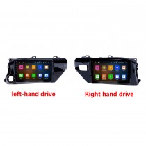10,1 Zoll 2016-2018 Toyota Hilux RHD Android 12.0 GPS Navigationsradio Bluetooth HD Touchscreen AUX Carplay Musikunterstützung 1080P Video Digital TV