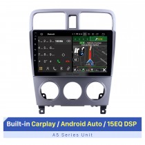9-Zoll-HD-Touchscreen für 2004-2008 Subaru Forester Mannual AC-Stereo-Autoradio Bluetooth-Autoradio mit GPS-Unterstützung Split-Screen-Display