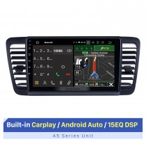 9-Zoll-HD-Touchscreen für 2004–2009 Subaru Legacy Autoradio Car Audio mit GPS-Autoradio-Unterstützung mehrerer OSD-Sprachen