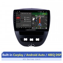 10,1 Zoll Android 10.0 2005-2014 Peugeot 107 GPS-Navigationsradio mit Bluetooth HD Touchscreen WIFI-Unterstützung TPMS DVR Carplay Rückfahrkamera DAB+