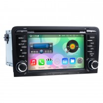 Android 9.1 Autoradio 7-Zoll-GPS-Navigations-Aftermarket-Stereo für 2003-2011 Audi A3 mit AM FM-Radio-Spiegel-Link-OBD2 3G-WLAN-Bluetooth-DVD-HD-Multi-Touchscreen Auto A / V HD 1080P Video