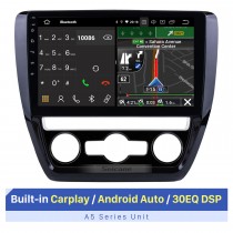 10,1-Zoll-HD-Touchscreen für 2012 Volkswagen New Sagitar Radio Autoradio Autoradio Bluetooth-Unterstützung Wireless Carplay